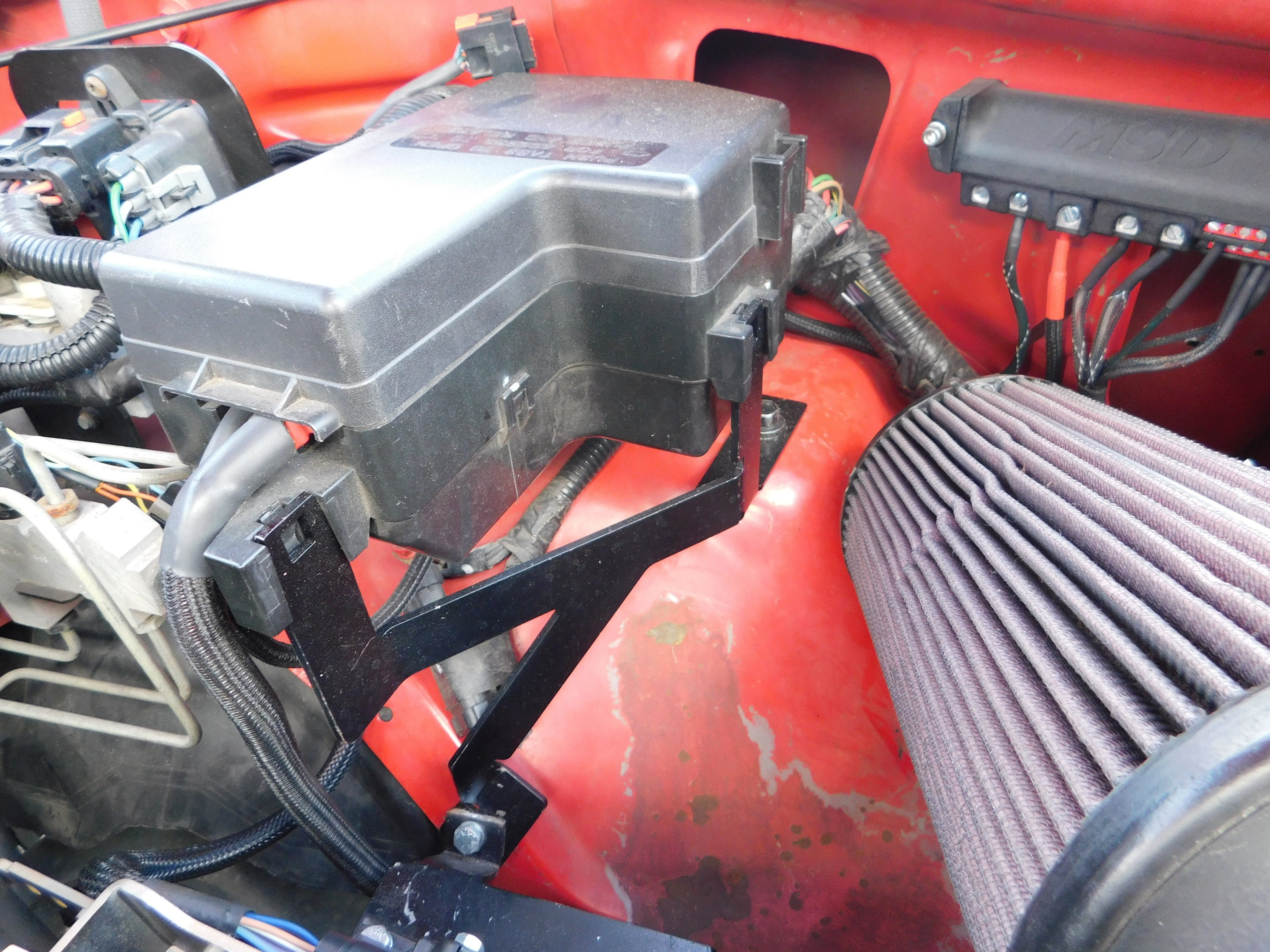 Black Power Distribution Box with Mounting Bracket H669267