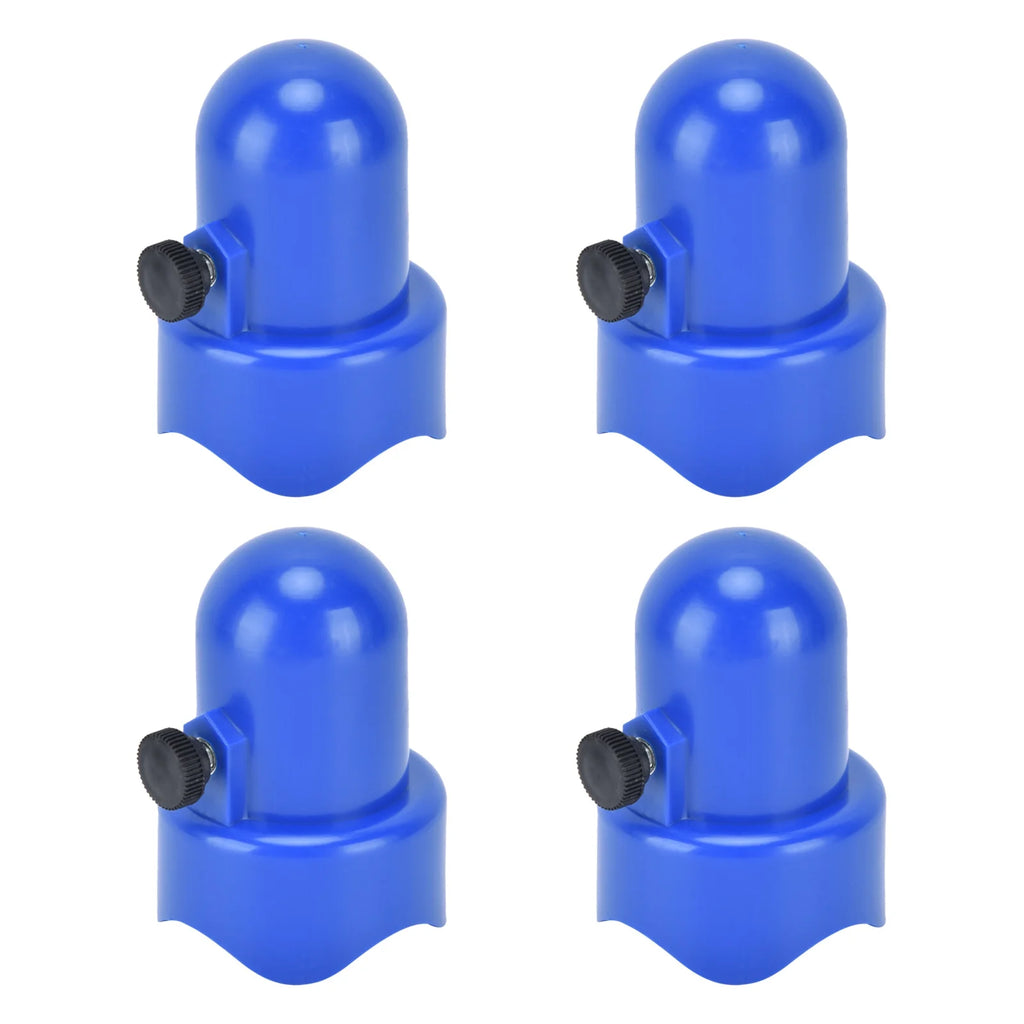 Blue Trampoline Enclosure Pole Cap with Screw M846
