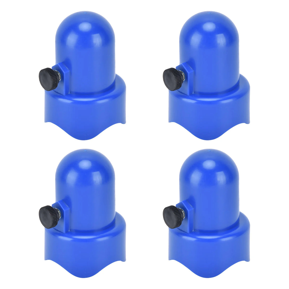 Blue Trampoline Enclosure Pole Cap with Screw M846
