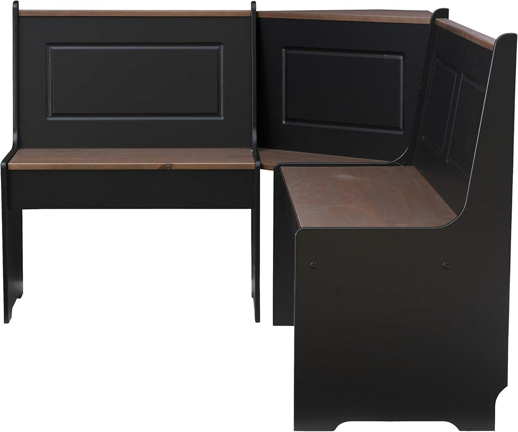 Black and Pecan Breakfast Dining Set O979