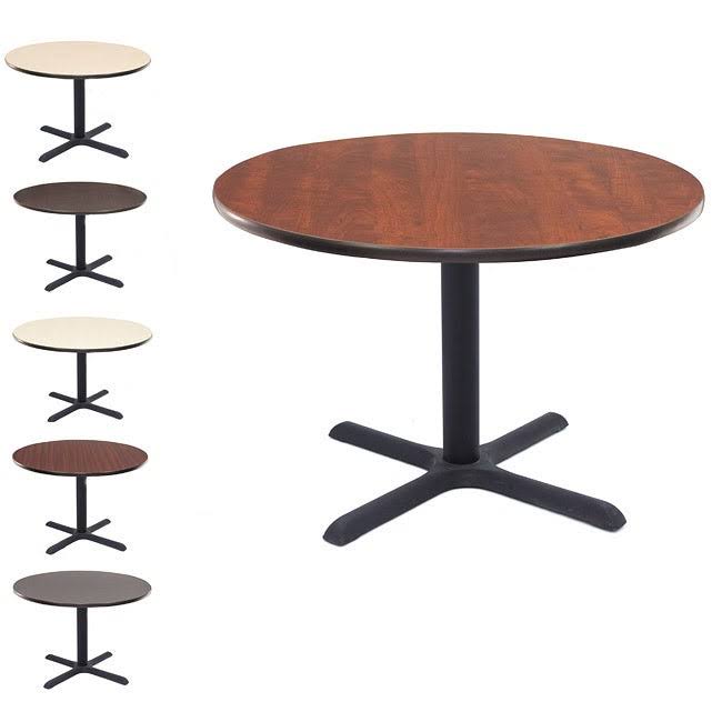 Beige Round Breakroom Table A80553