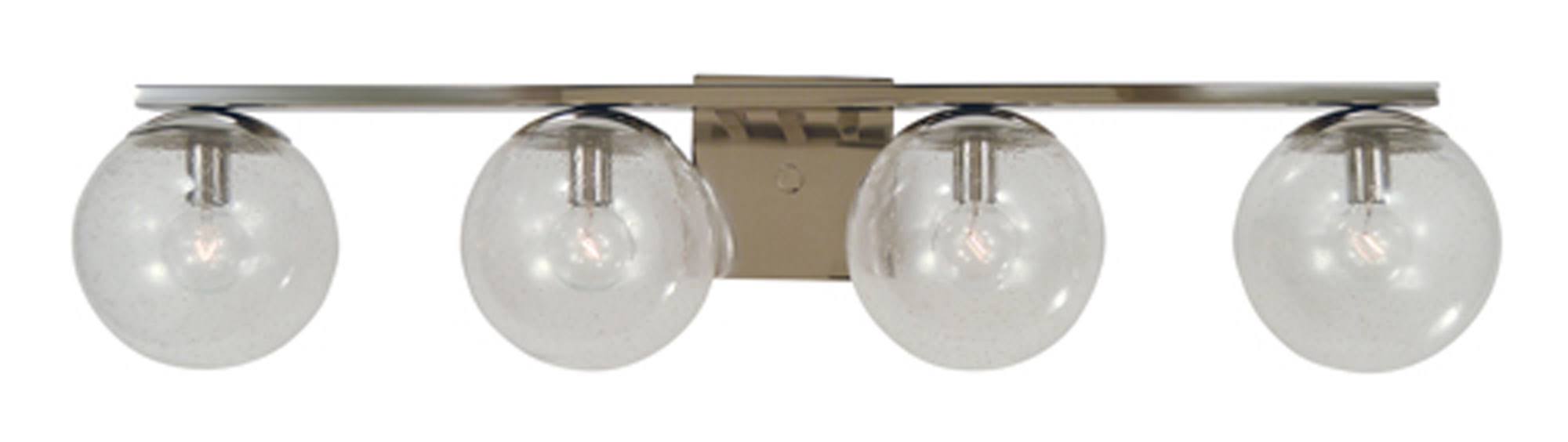 4-Light Satin Pewter Bath Sconce U256519