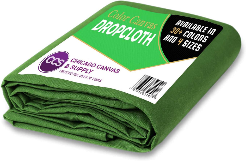 Gold Cotton Canvas Drop Cloth 6 by 10 Feet Pack of 2 W185