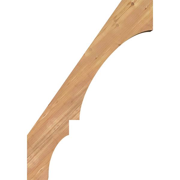 5 1/2x22W x 28x22D x 40x22H Balboa Smooth Brace, Western Red Cedar L1876