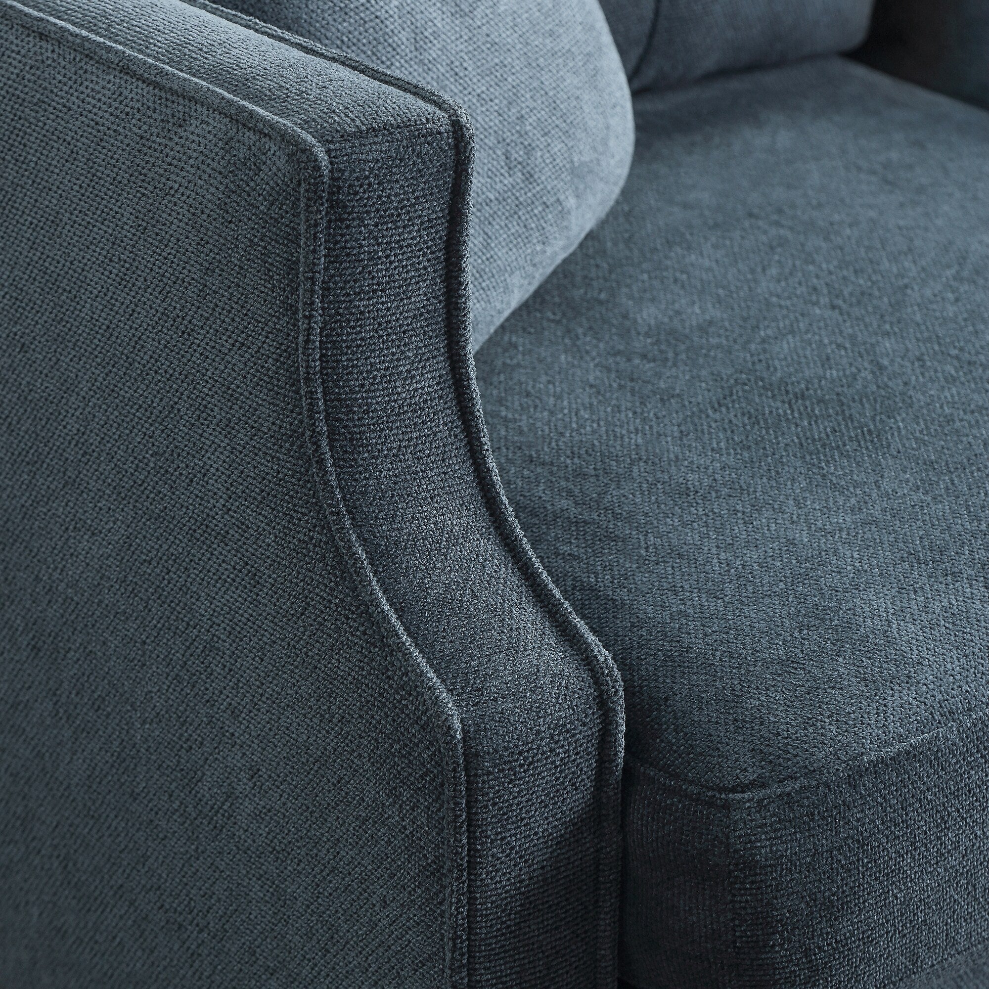 Dark Blue Loveseat Sofa E25861