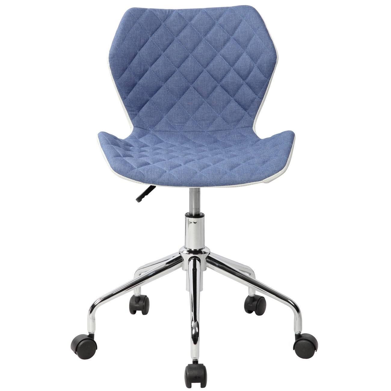 Blue Height Adjustable Office Task Chair Z195