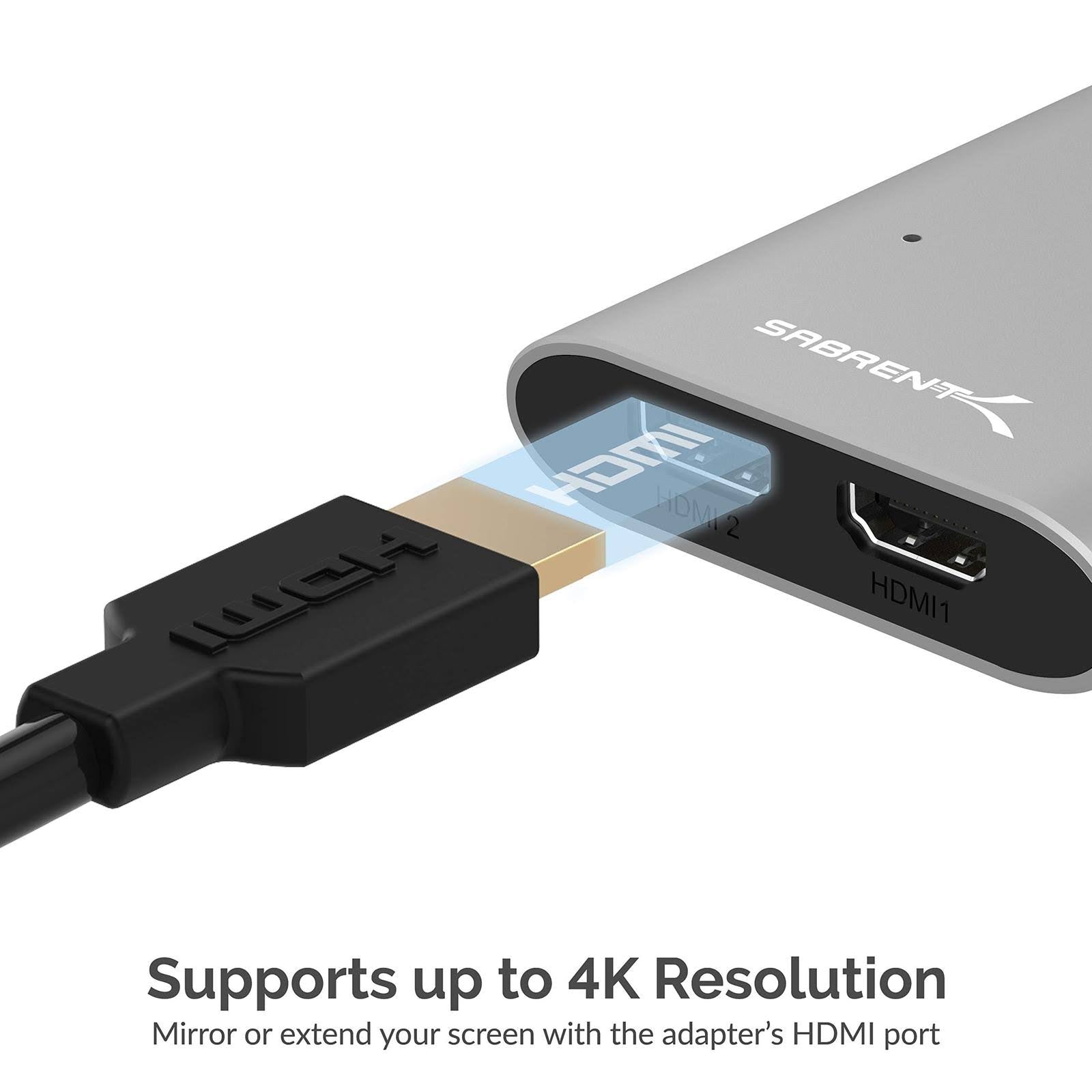 Thunderbolt 3 to Dual HDMI 2.0 Adapter B11515