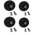 4pk Plastic Deck Wheel Kits for Lawn Mowers W38729