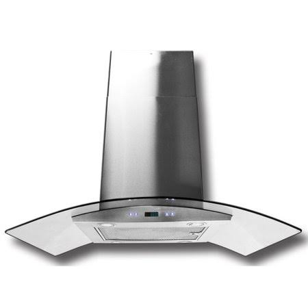 36x22 600 CFM Convertible Island Range Hood Q102
