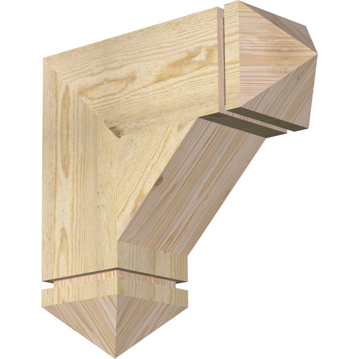 Traditional Rough Sawn Douglas Fir Bracket R6005