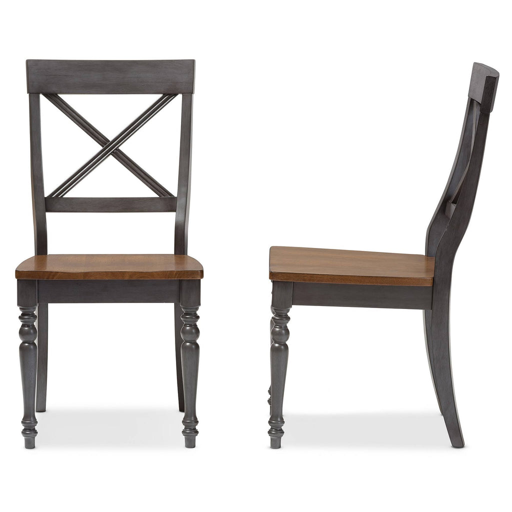Shabby Chic Solid Wood Dining Side Chair W493