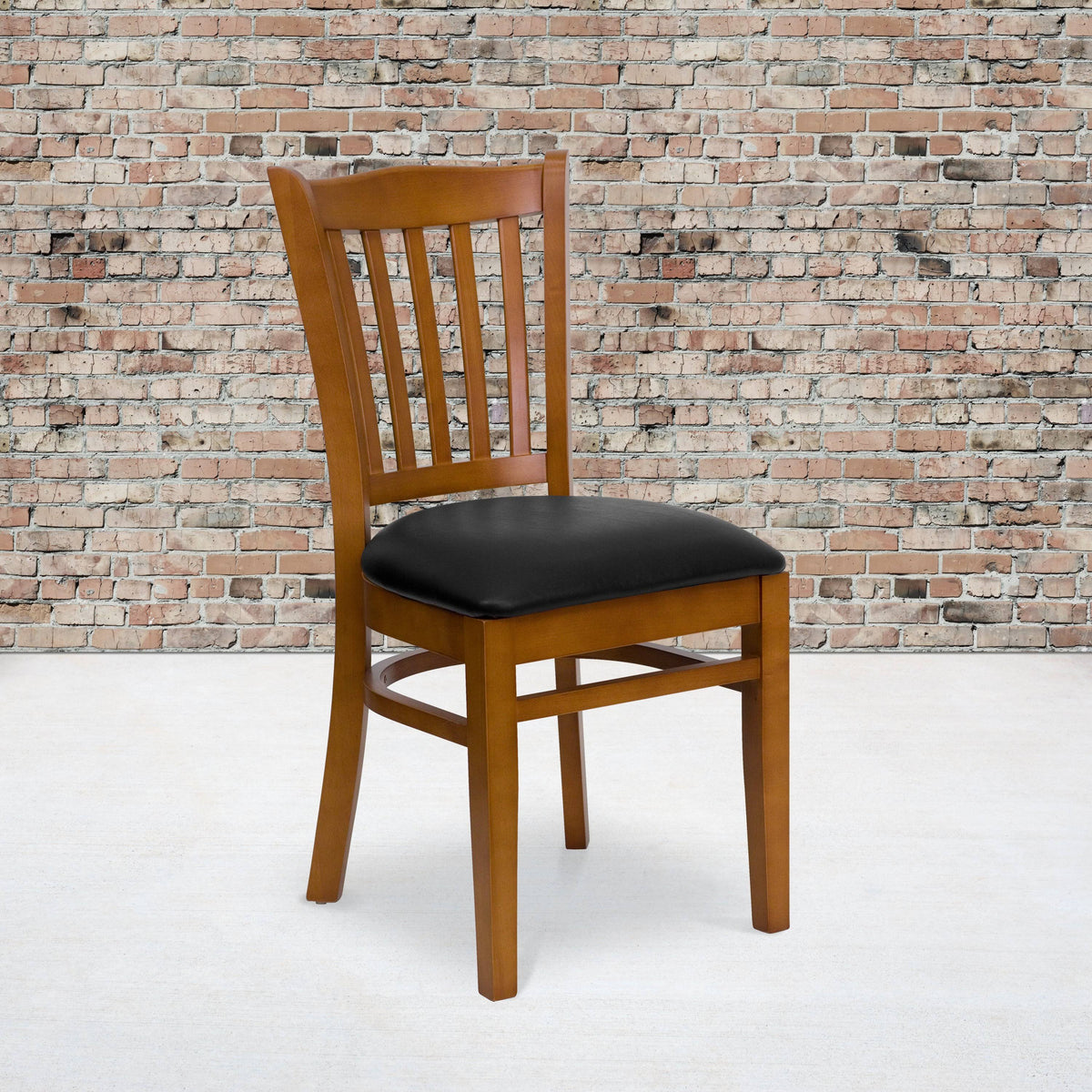 Black Cherry Vinyl Restaurant Chair S246