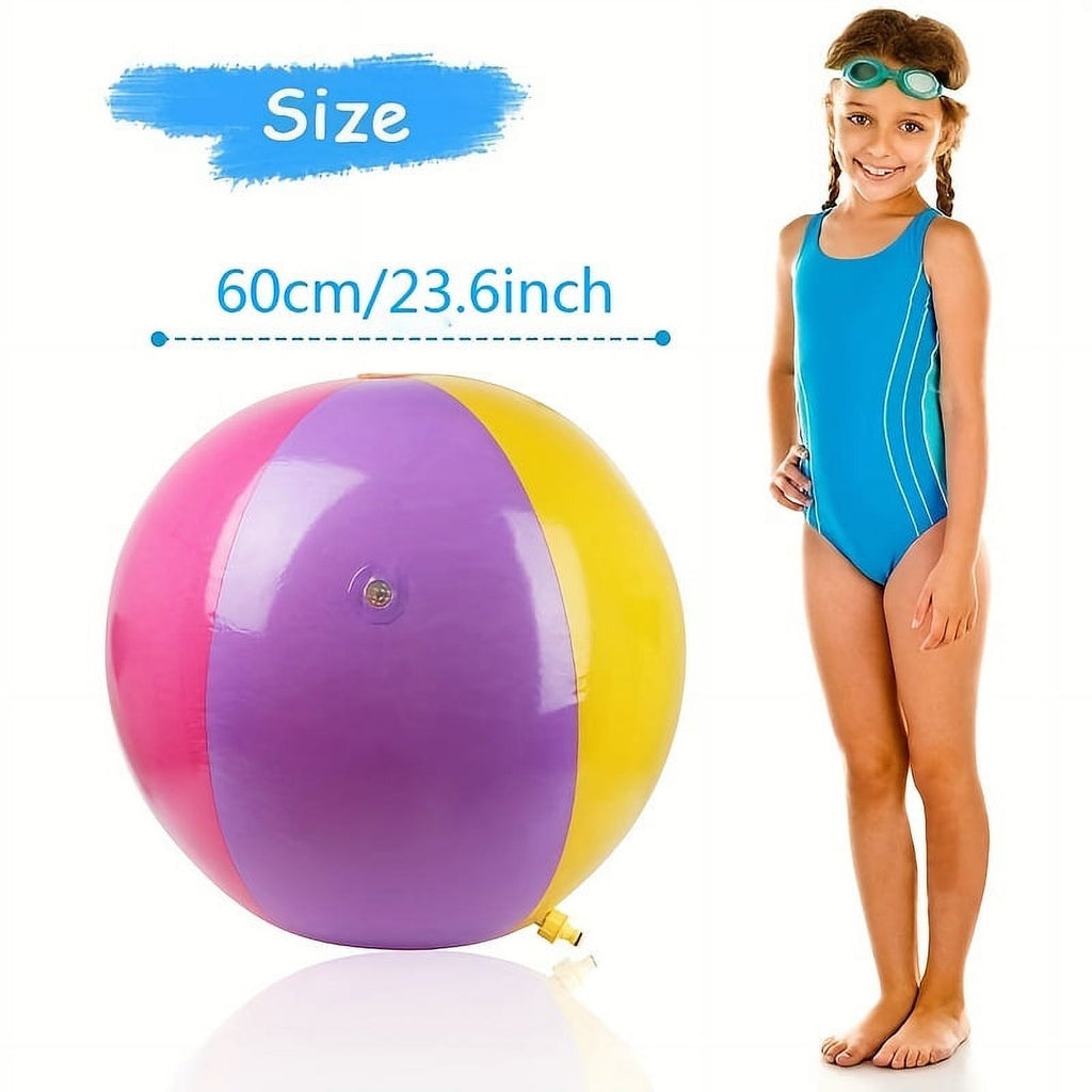 Inflatable Water Sprinkler Ball Outdoor Swimming Pool Beach Toys M722