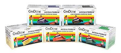 Yellow X-Light Exercise Band - Box of 40 Q4548
