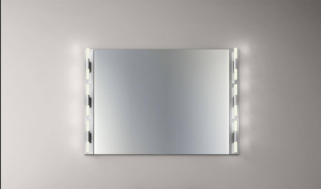 Satin White 6-Light LED Bath Bar S633