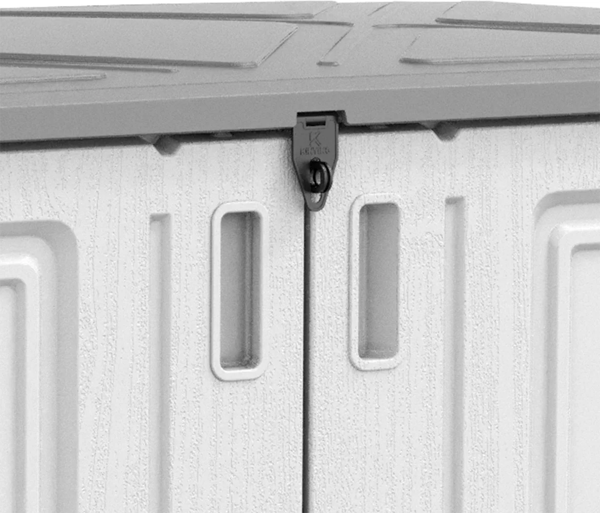 Off-White HDPE Resin Storage Cabinet 26 Cu.ft J711