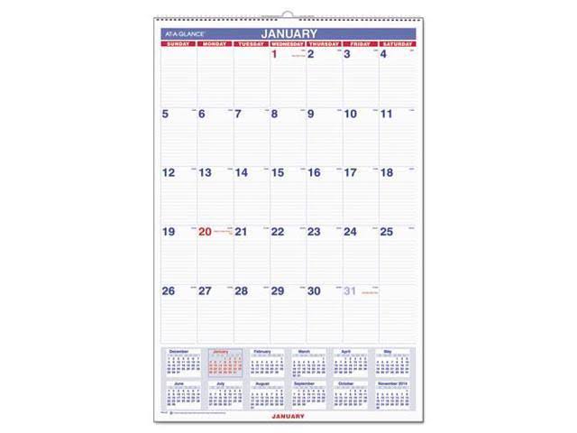 2019 Monthly Wall Calendar M15880
