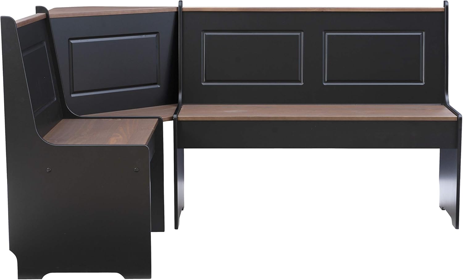 Black and Pecan Breakfast Dining Set O979