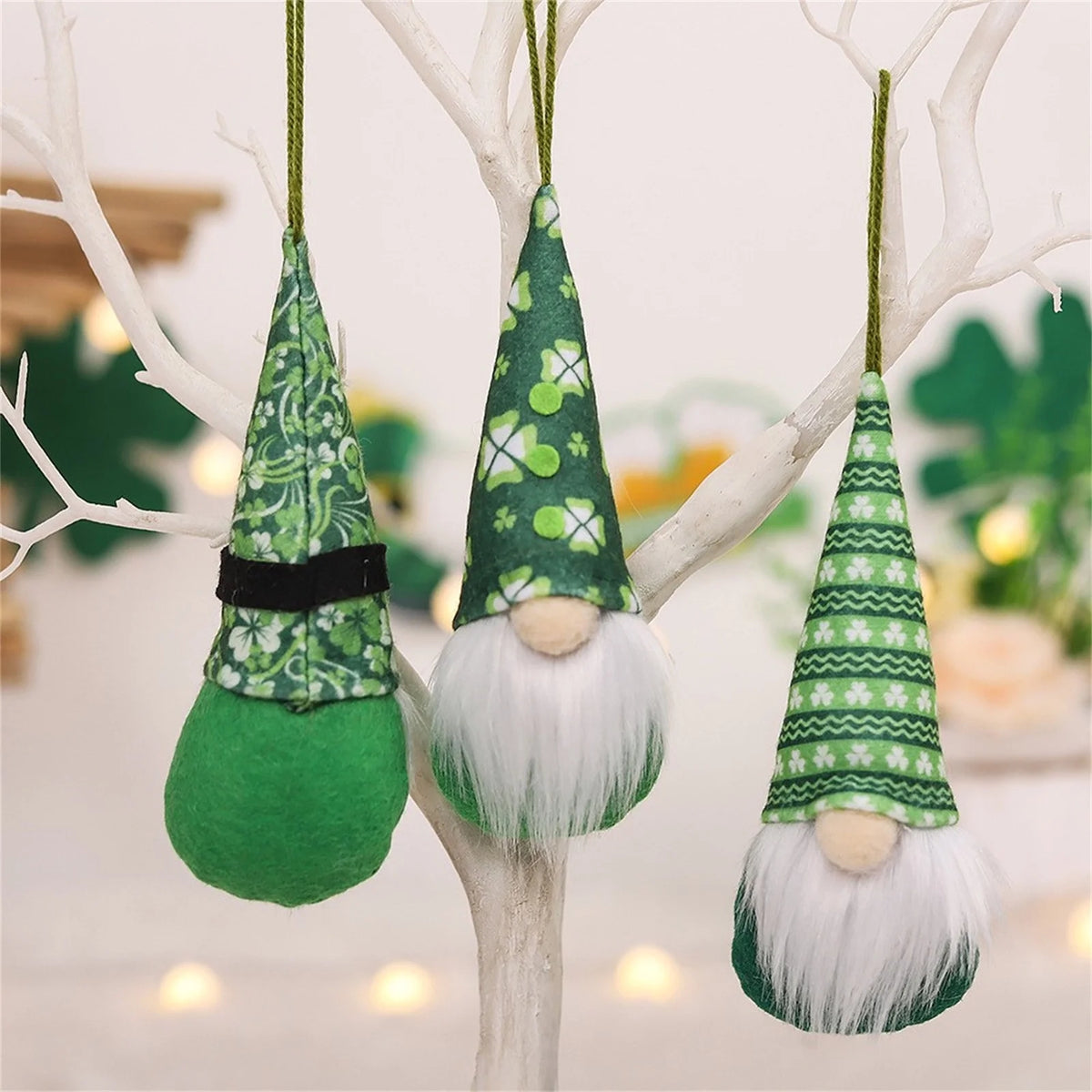 Handmade Gnome Doll Ornaments Set Z324