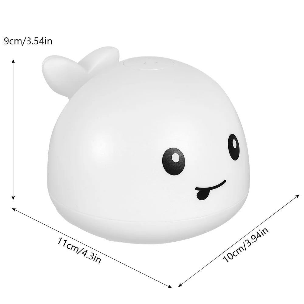 Baby Bath Toy Light up Whale Bath Toy 2 in 1 Induction Water Spray Toy Automatic Sprinkler Bathtub Toy G631288