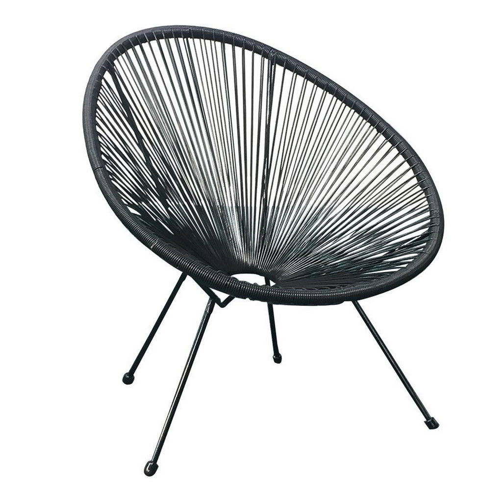 Black Acapulco Chair 4pc Set Z63387