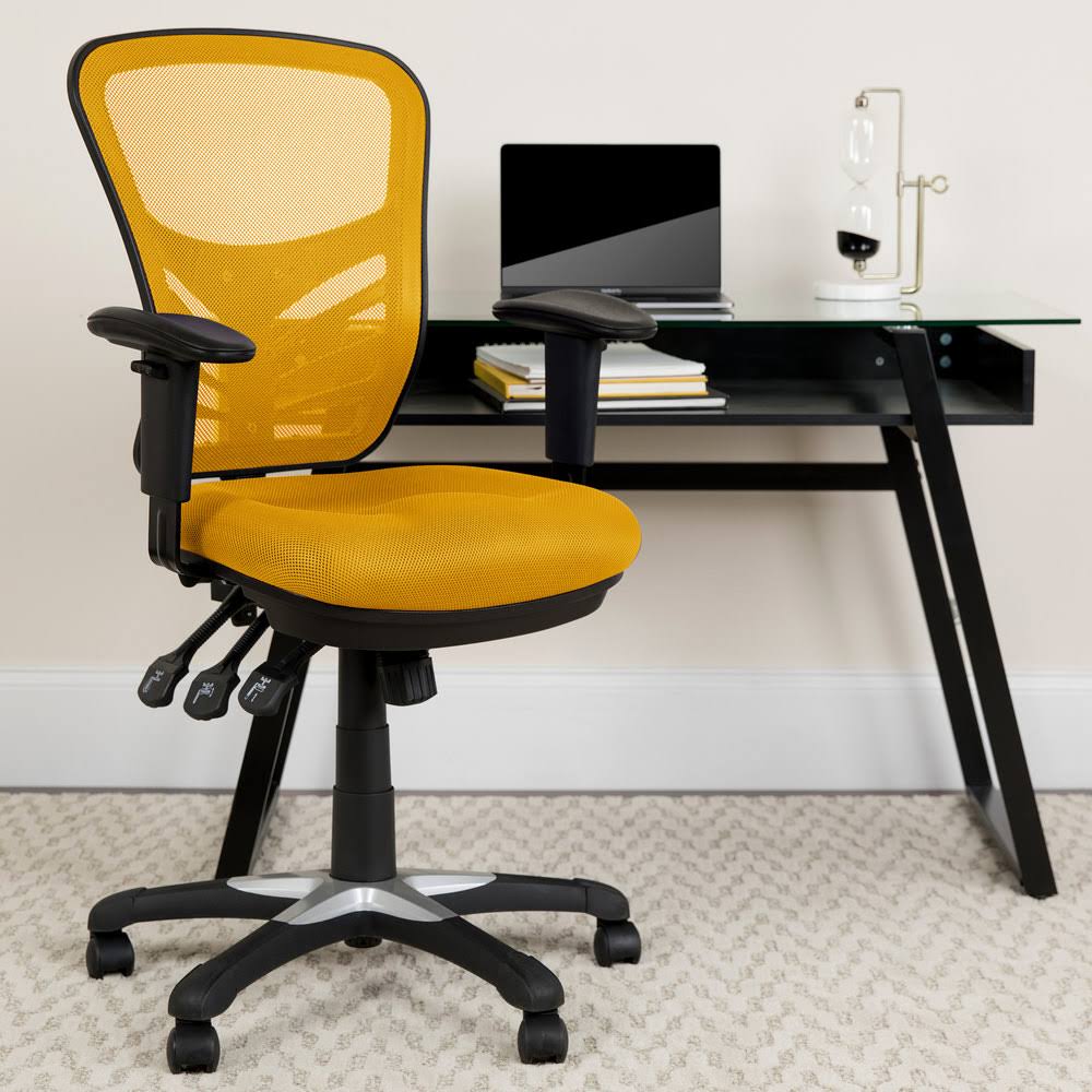 Mid-Back Mesh Executive Swivel Chair with Adjustable Arms N466927