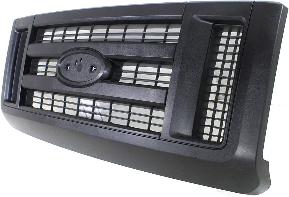 Black Plastic Grille Assembly for Ford E-350 Super Duty I114841