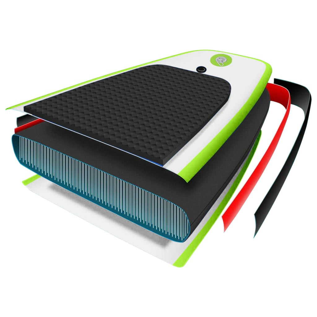 Inflatable Paddleboard Set Green and White P176
