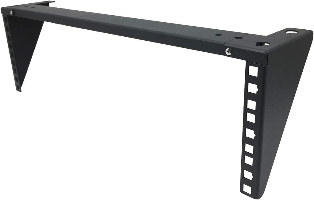 2 Pack 1U Light-Loading Foldable 19 Inches Cold Rolled Steel Vertical Wall Mount Rack Including Hardware H413