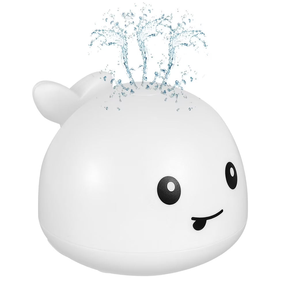 Baby Bath Toy Light up Whale Bath Toy 2 in 1 Induction Water Spray Toy Automatic Sprinkler Bathtub Toy G631288