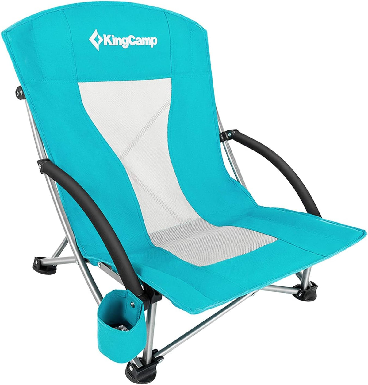 Low Sling Mesh Beach Chair with Carry Bag D730119
