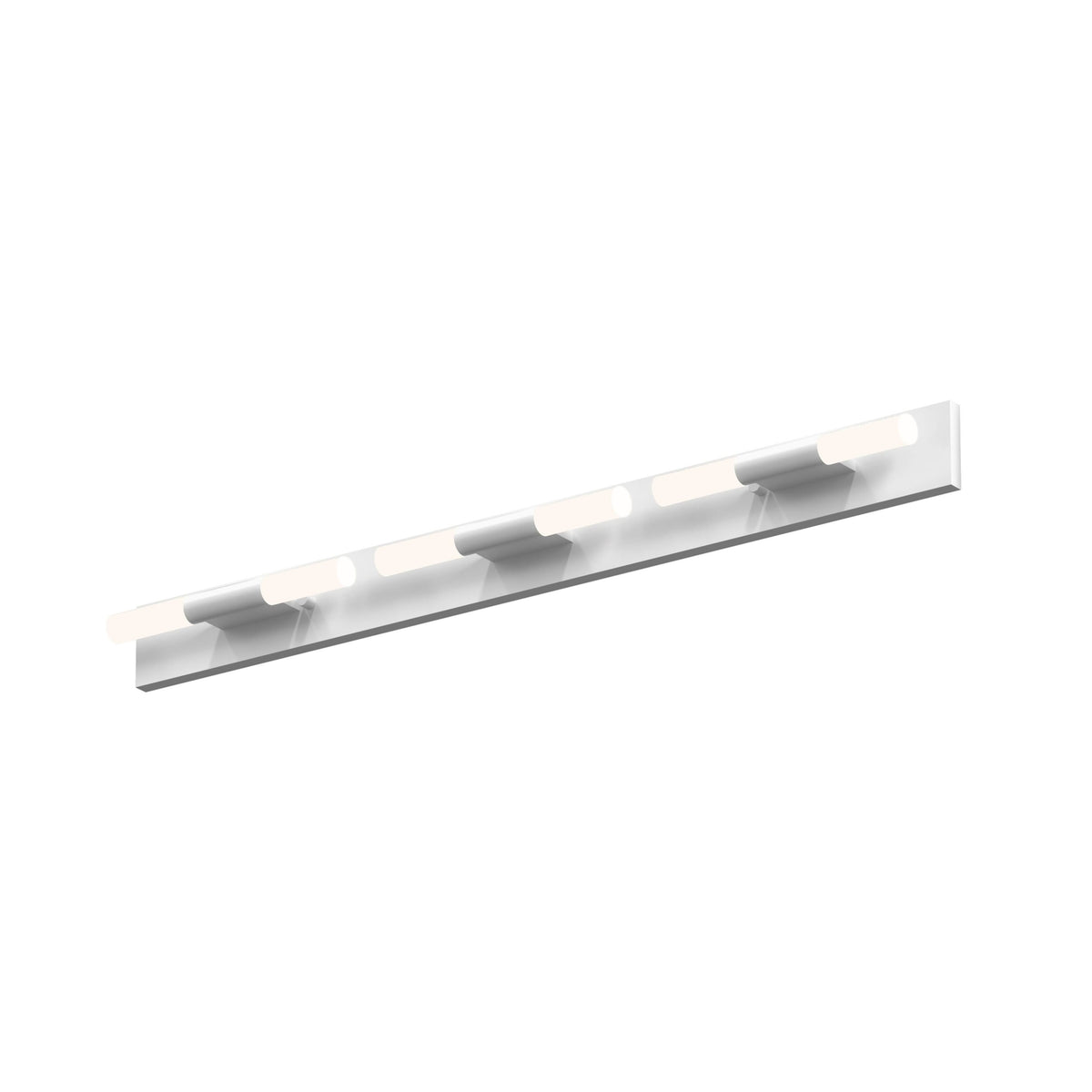 Satin White 6-Light LED Bath Bar S633