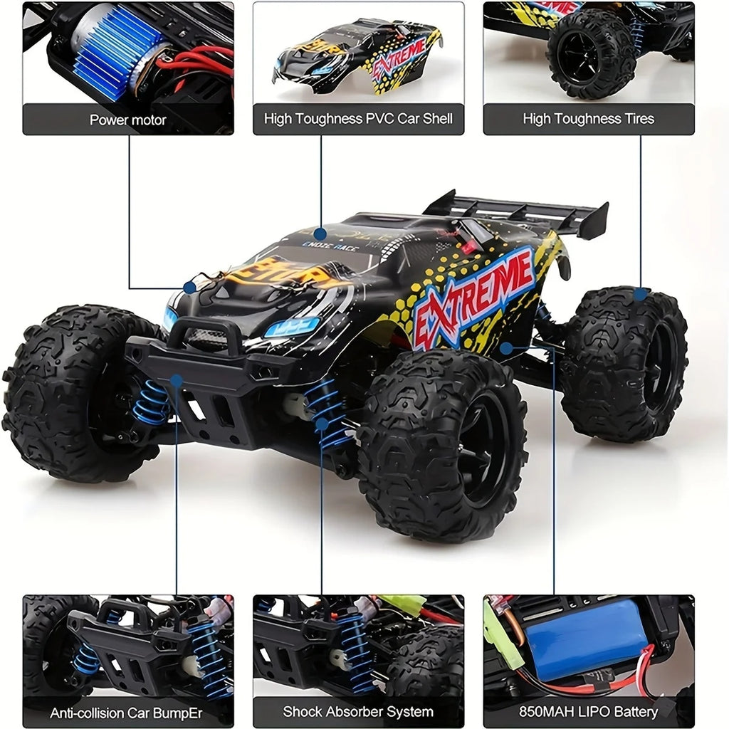 Yellow 1:18 RC Truck 4WD 40km/h R448416