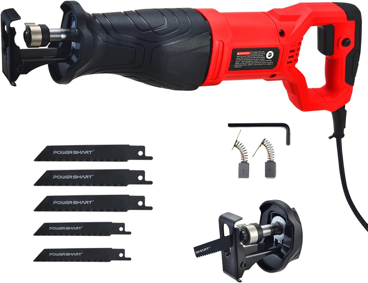 7.5 Amp Corded Reciprocating Saw with 5 Blades L585659