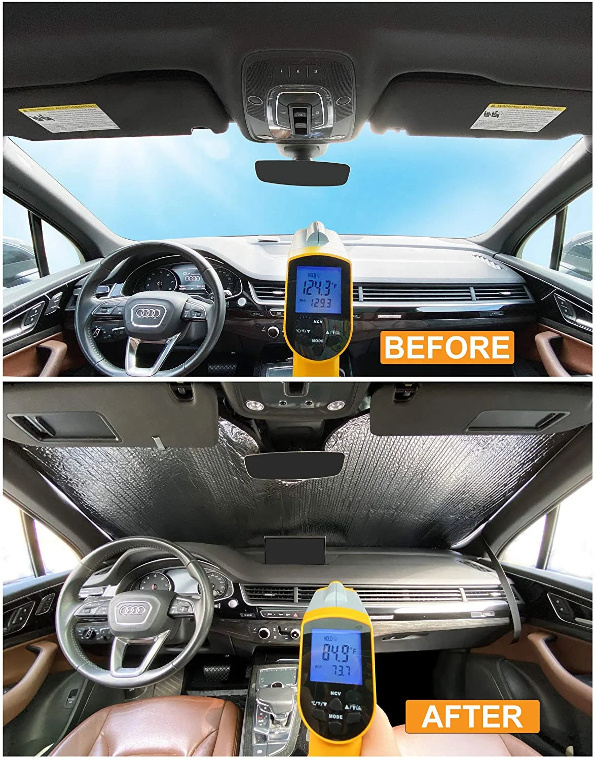 Side Window Sunshades for 2012-2016 Honda CR-V SUV (Set of 2) X818528