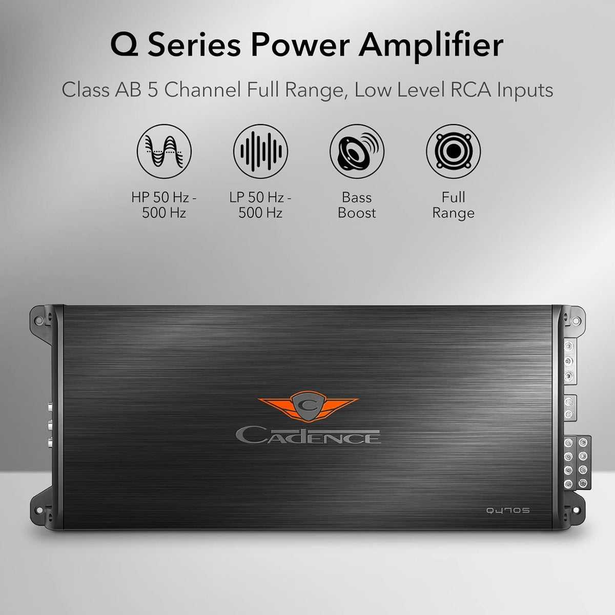 300 Watts Max Power 2 Channel Car Amplifier U116
