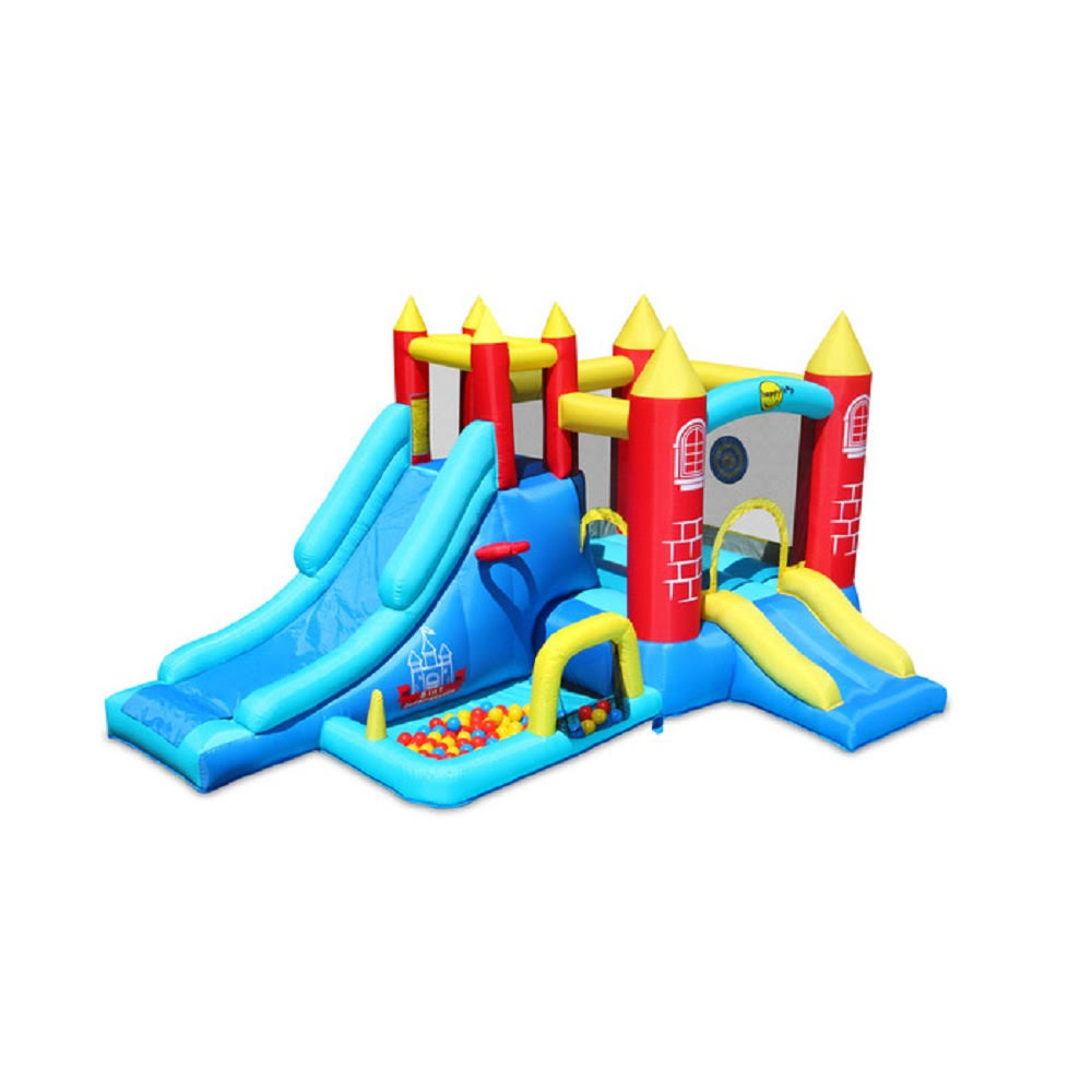 8 in 1 Bouncy Castle with Slides, Ball Pit & Hoop C7362