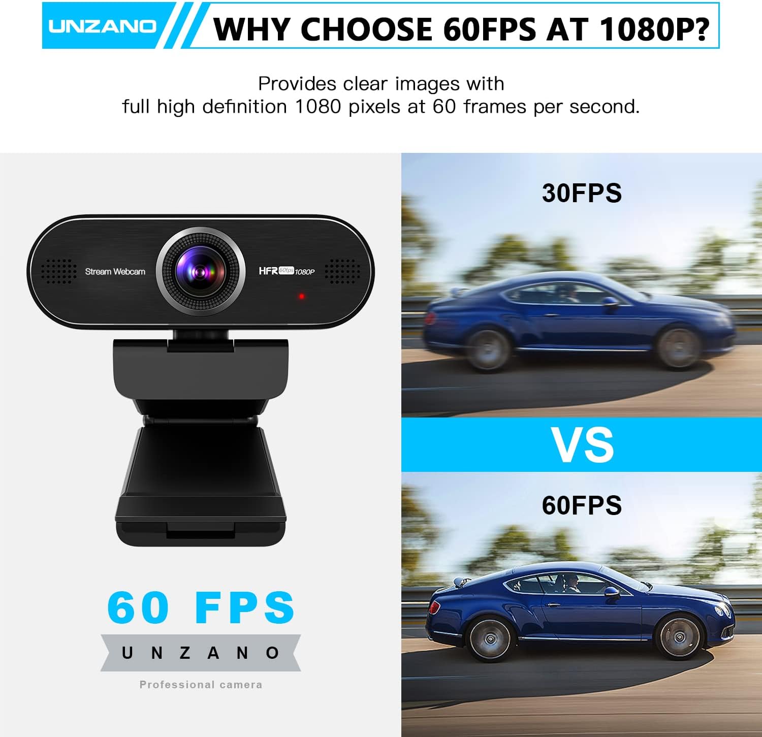 4K Webcam with Remote Control, Auto-Focus 120° Wide Angle, Dual Noise Reduction Mics N1487