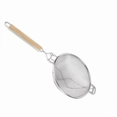 3 Packs Reinforced Wooden Handle Strainer P8750