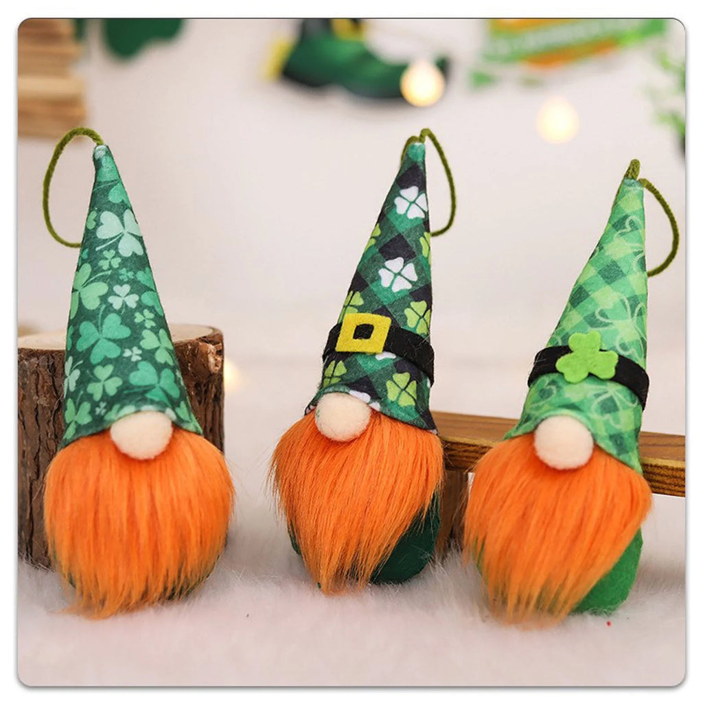 Handmade Gnome Doll Ornaments Set Z324