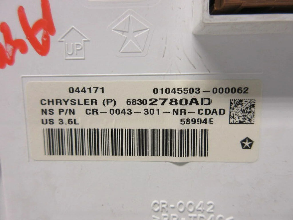 17 2017 Dodge Durango Speedometer 62K Miles OEM S191