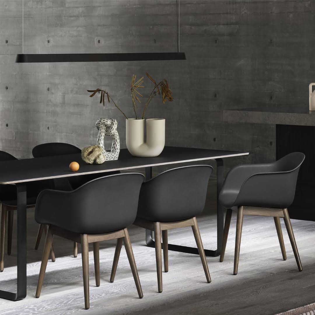 Black Fiber Armchair S7940
