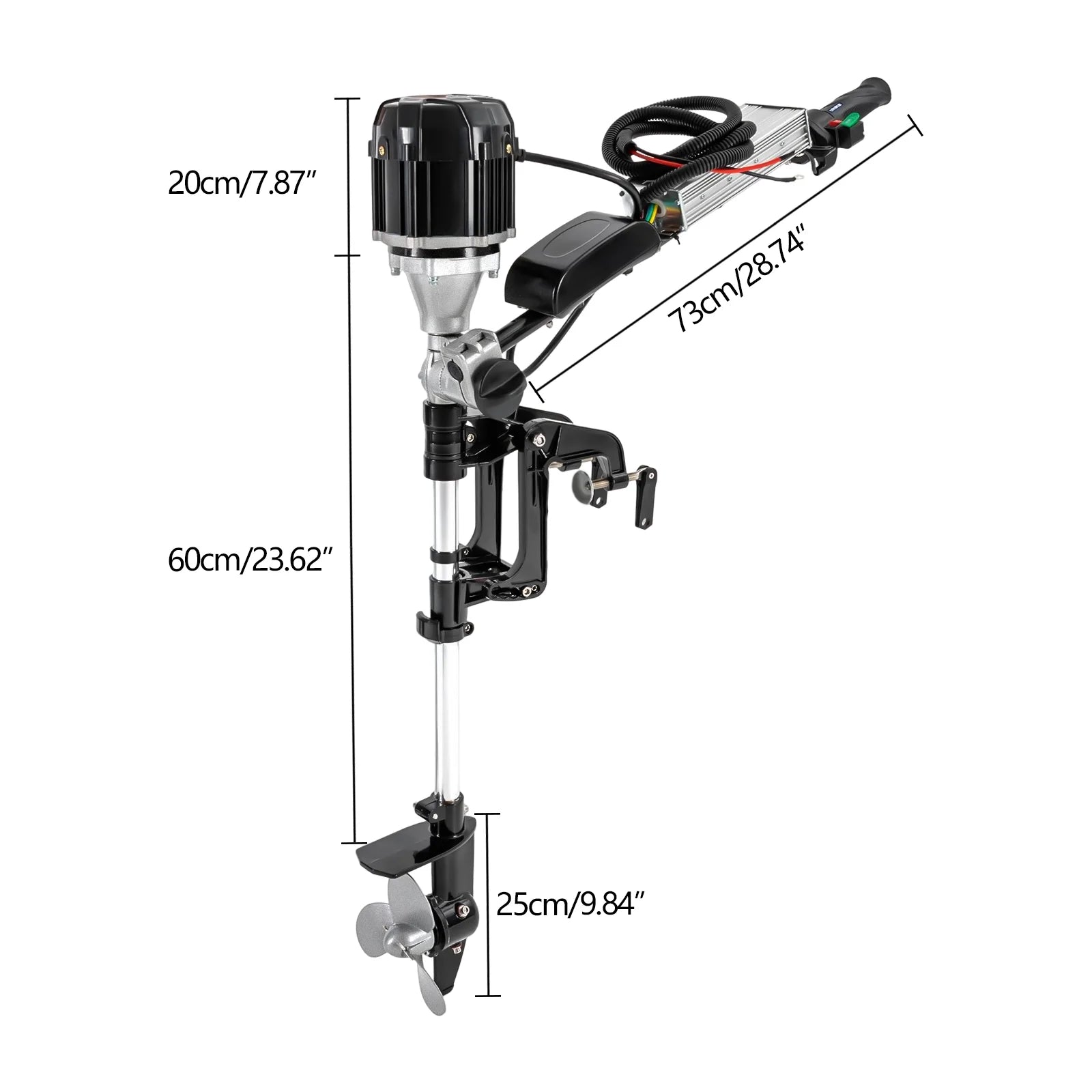5HP 48V Electric Outboard Motor Brushless Motor for Fishing Boat I881