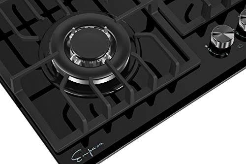 24 inch Black Gas Stove Cooktop Q438473