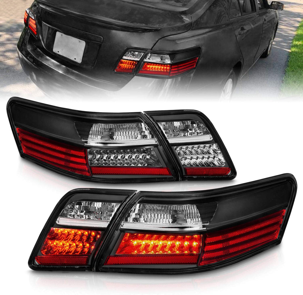 4 Pcs Black L.E.D Taillights A2962
