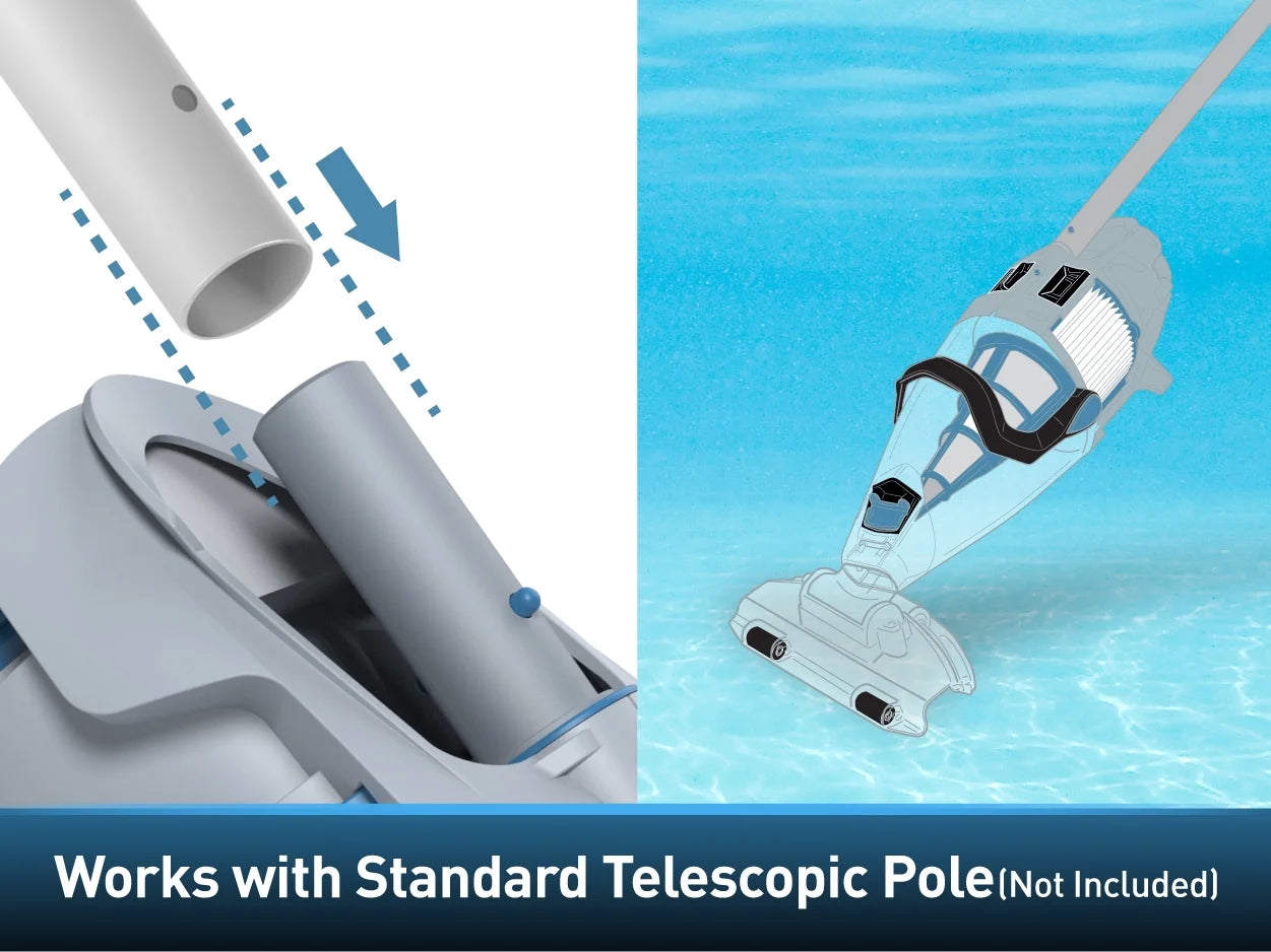 Rechargeable Pool Vacuum with Fine Filtration J4784