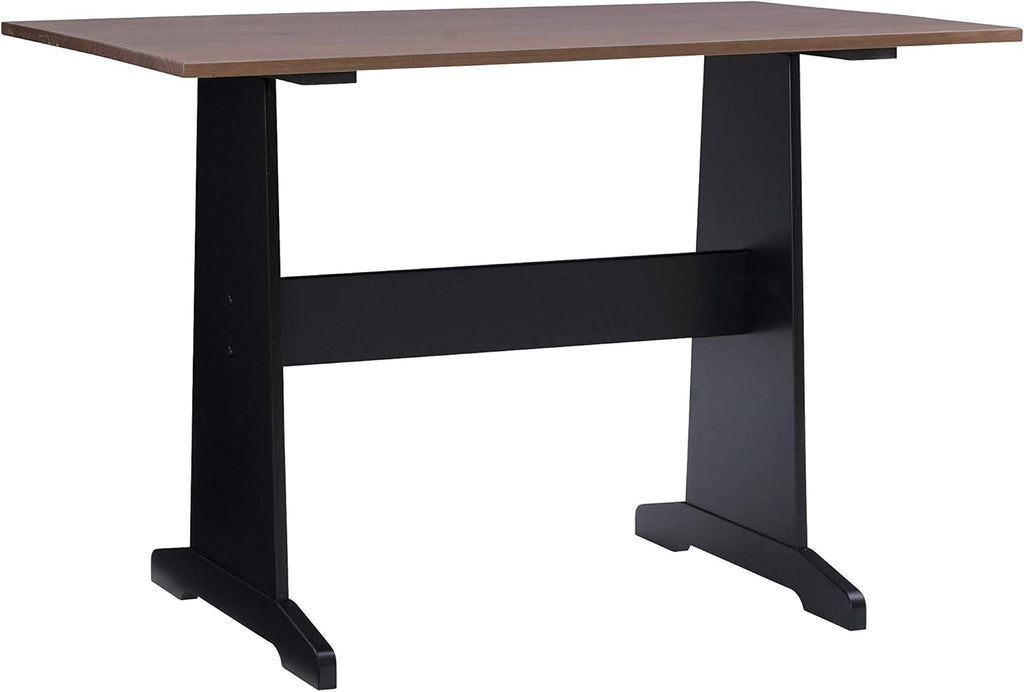 Black and Pecan Breakfast Dining Set O979