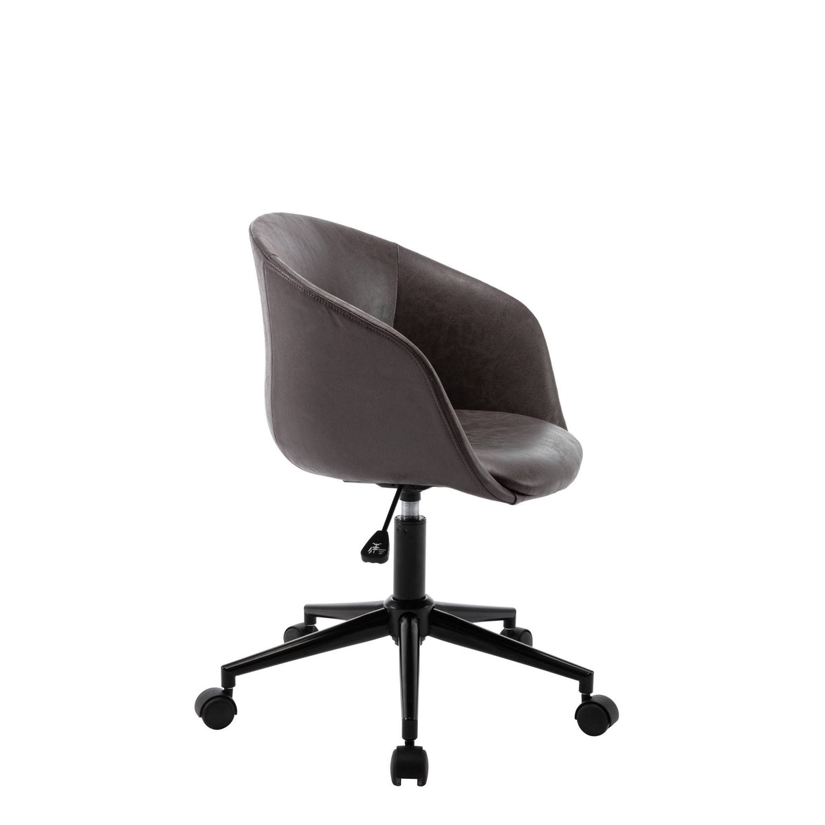 Modern Barrel Shaped Adjustable Swivel Office Chair - Black M194462