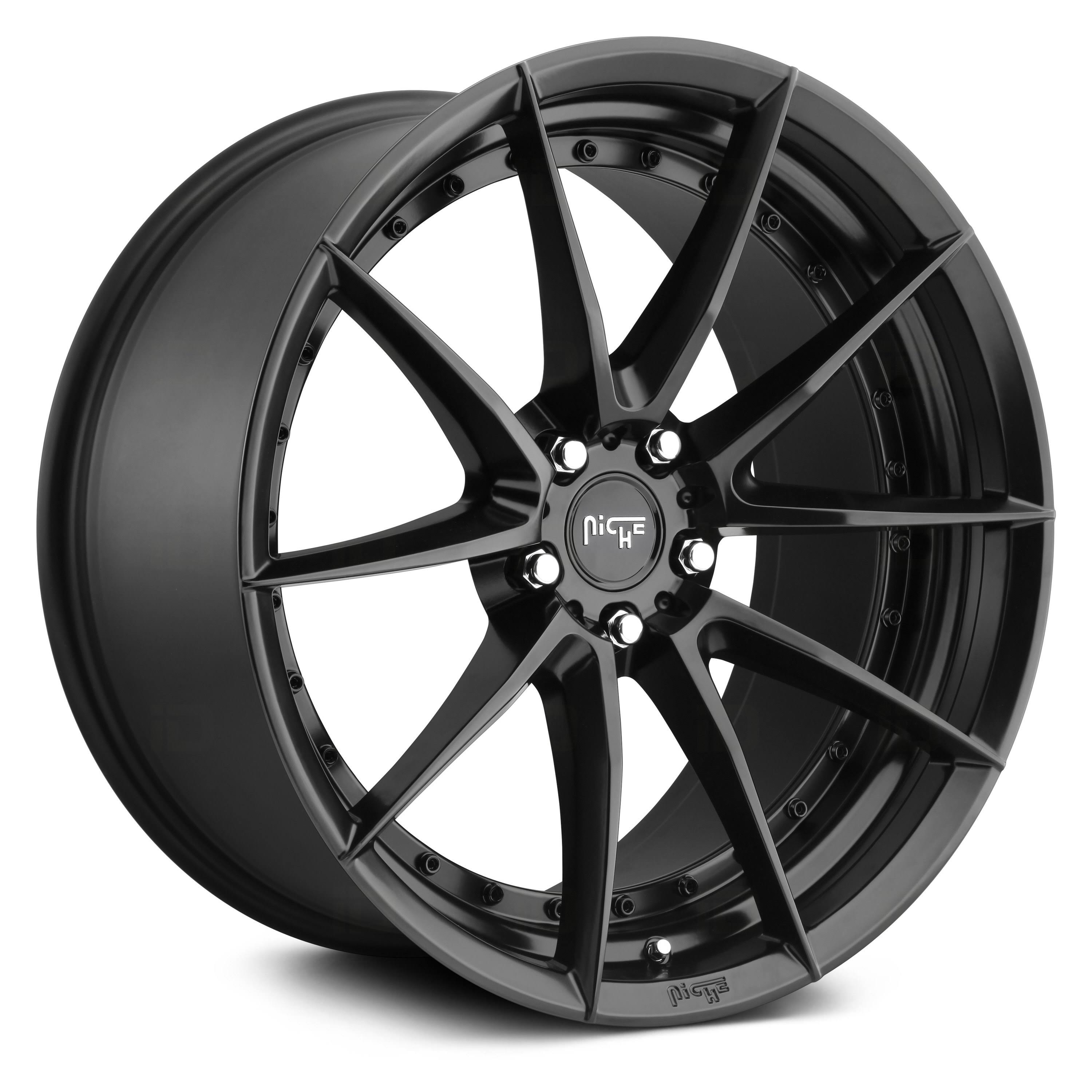 Matte Black 19x8.5 5x120 35mm Wheel B623