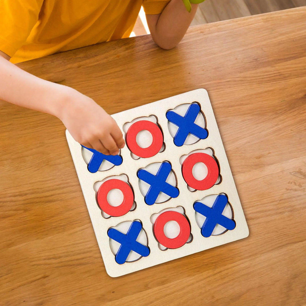 Wooden Tic Tac Toe Board Game T7980